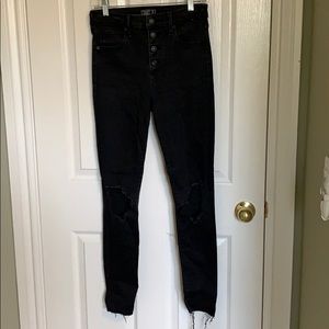 Abercrombie & Fitch Skinny black jeans. Size 27/4R